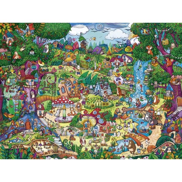 Wspaniały  las ( Puzzle+plakat), Rita  Berman - Sklep Art Puzzle